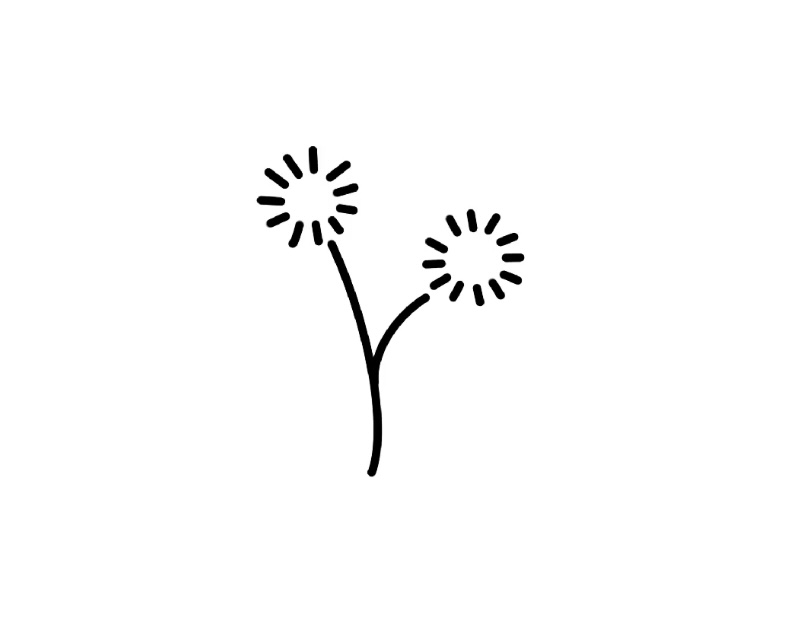 Flower doodle #2 - Step 2