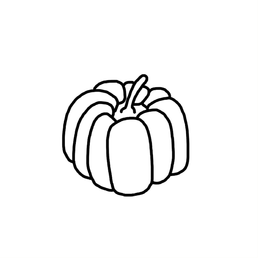 Pumpkin doodle - Step 4