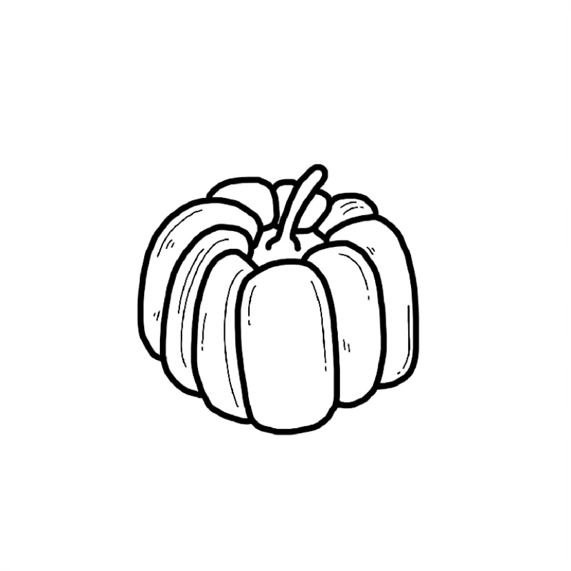 Pumpkin doodle - Step 5a