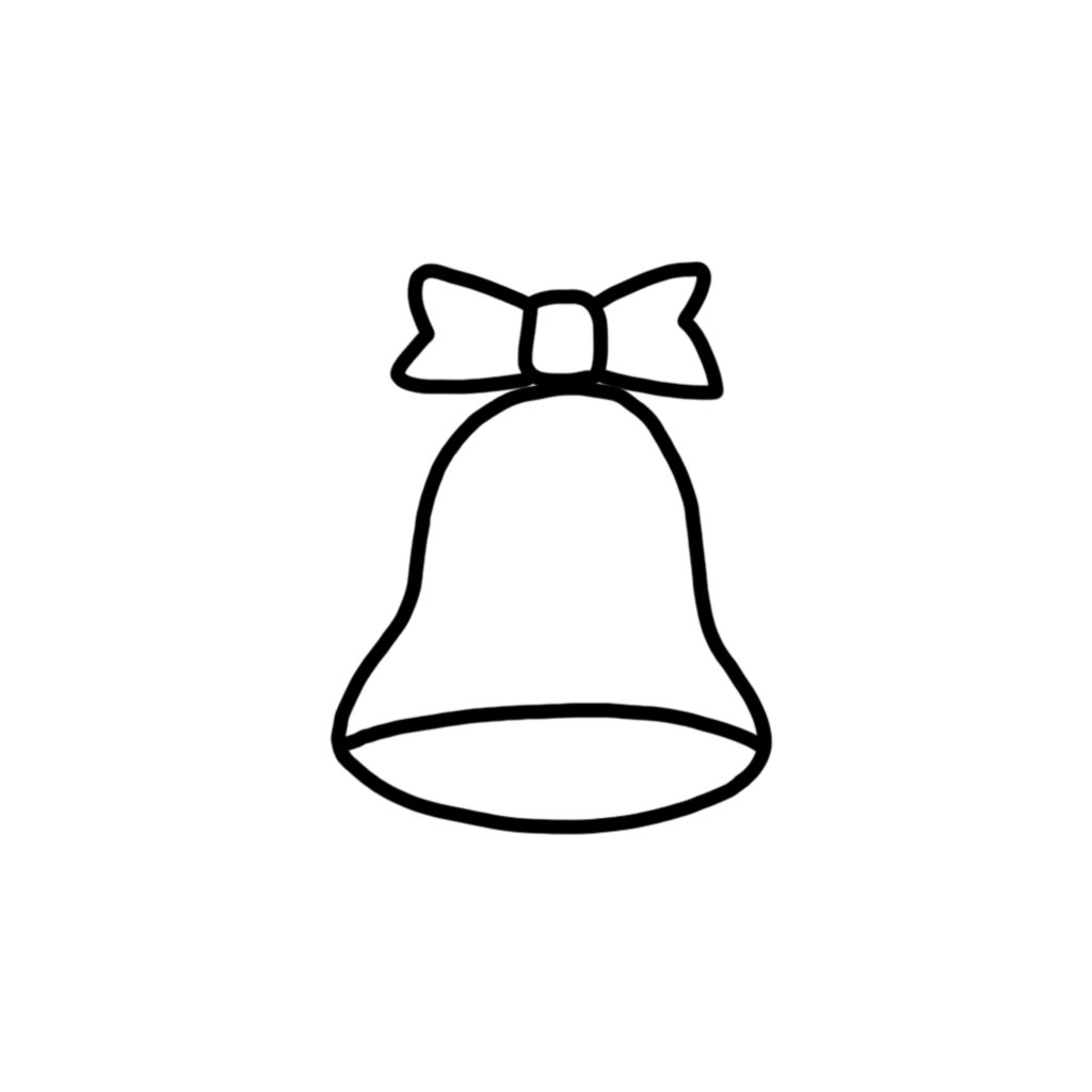 Christmas bell doodle - Step 3