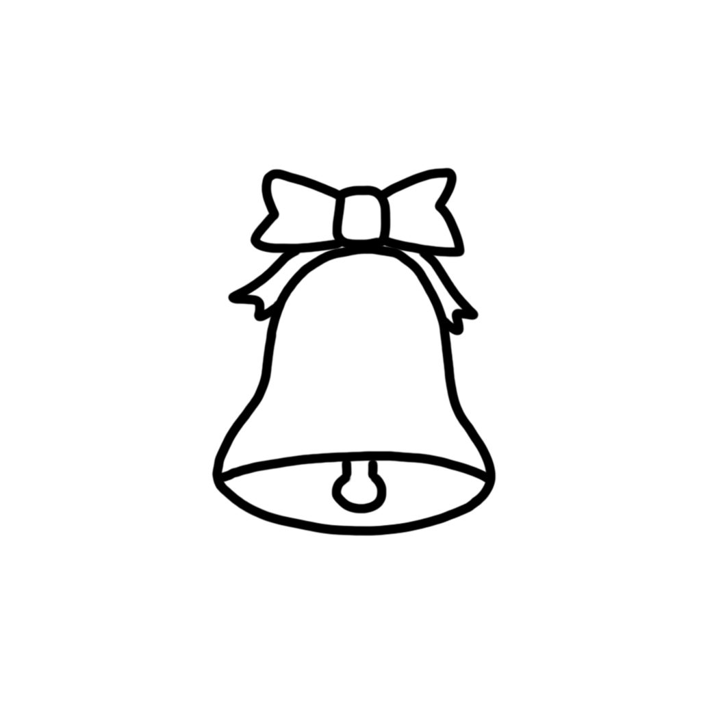 Christmas bell doodle - Step 5