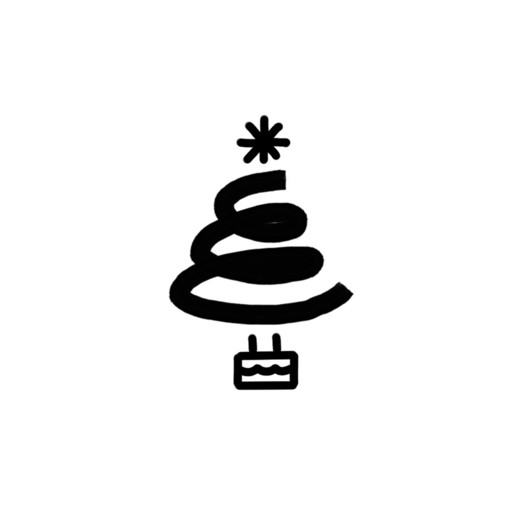 Christmas tree doodle #2 - Step 5a